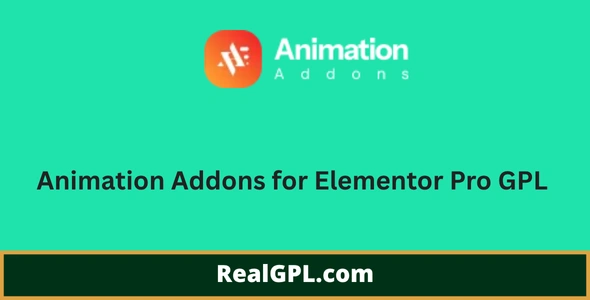 Animation Addons for Elementor Pro GPL