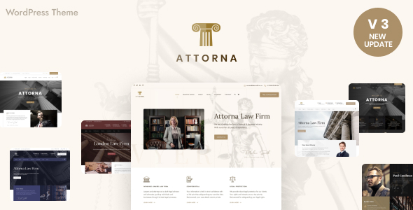 Attorna Theme GPL - Law, Lawyer & Attorney Wp Websites | Attorney