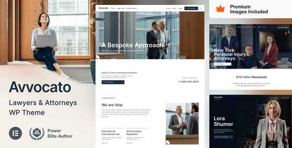 Avvocato Theme GPL – Lawyer & Attorney WordPress Theme