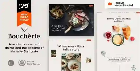 Boucherie Theme GPL – Steakhouse Restaurant and Café WordPress Theme