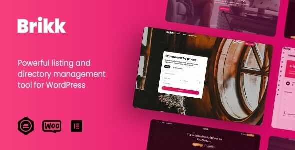 Brikk Theme GPL - Directory & Listing WordPress Websites