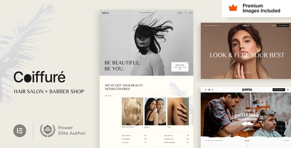 Coiffure Theme GPL - Hair Salon & Barber WordPress Theme