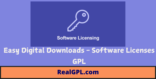 Easy Digital Downloads Software Licenses GPL