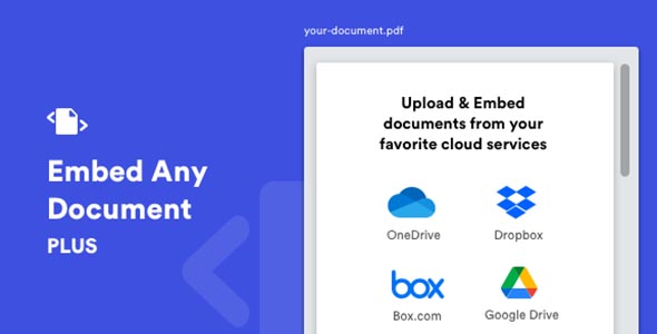 Embed Any Document Plus GPL - WordPress Plugin