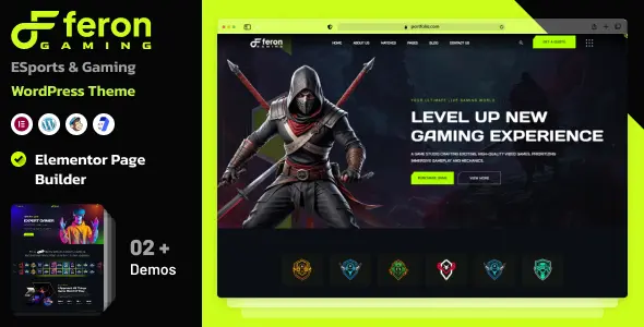 Feron Theme GPL – eSports and Gaming WordPress Theme