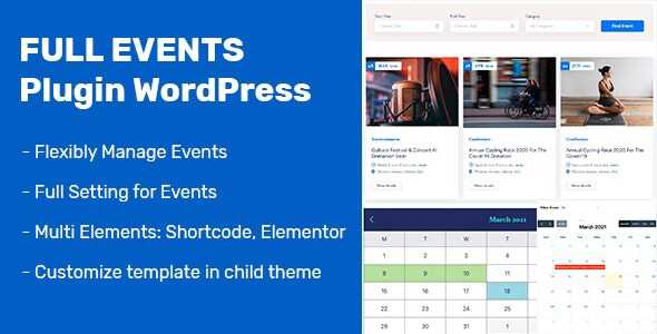 FullEvents GPL Plugin - Event Plugin For WordPress