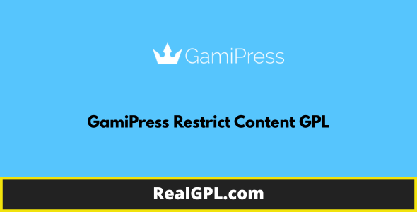 GamiPress Restrict Content GPL - WordPress Plugin