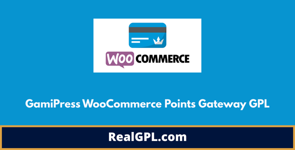 GamiPress WooCommerce Points Gateway GPL - WordPress Plugin