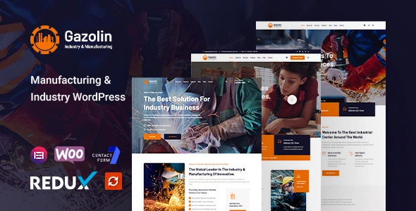 Gazolin Theme GPL - Industry & Factory WordPress Theme