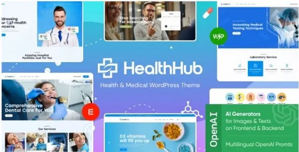 HealthHub Theme GPL – Health & Medical WordPress Theme