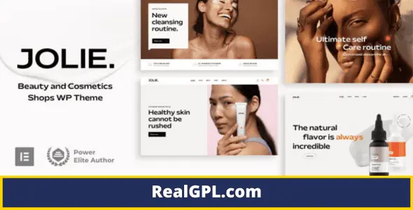 Jolie Theme GPL - Beauty Ecommerce WordPress Theme