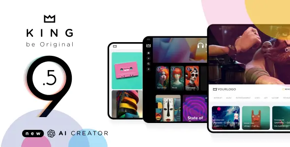 King Theme GPL – WordPress Viral Magazine Theme