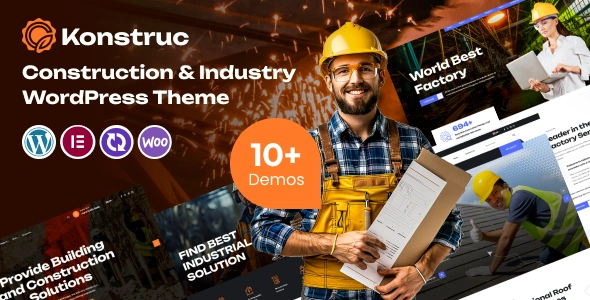 Konstruc Theme GPL – Construction & Industry WordPress Theme