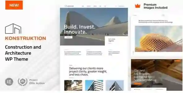 Konstruktion Theme GPL - Construction Architecture WordPress Theme