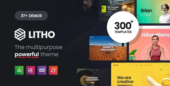 Litho Theme GPL - Multipurpose Elementor WordPress Theme