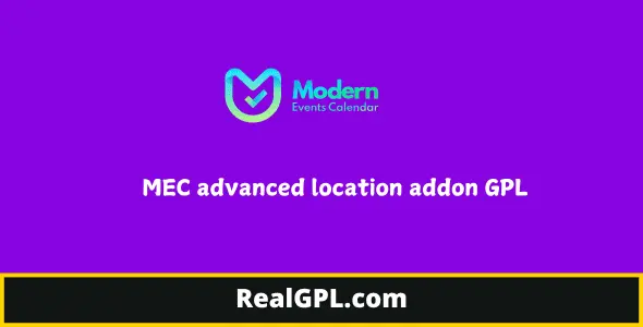 MEC Advanced Location Addon GPL - Modern Events Calendar