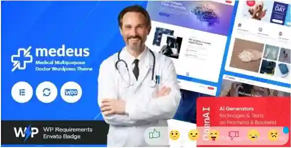 Medeus Theme GPL - Medical WordPress Theme