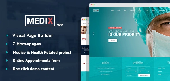 Medix Theme GPL – Medical Clinic WordPress Theme