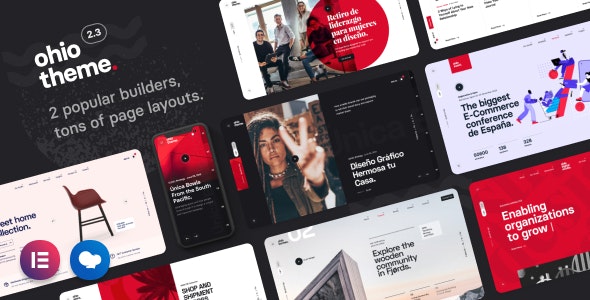 Ohio Theme GPL - Creative Portfolio & Agency WP websites