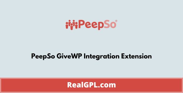 PeepSo GiveWP Integration GPL