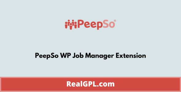 PeepSo WP Job Manager Integration GPL