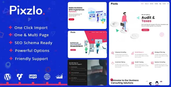 Pixzlo Theme GPL – Creative Theme for Professionals