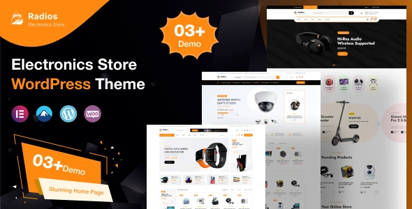 Radios Theme GPL – Electronics Store WooCommerce Theme