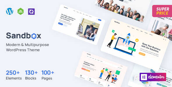 Sandbox Theme GPL – Modern & Multipurpose WordPress Theme