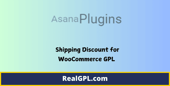 Shipping Discount for WooCommerce GPL