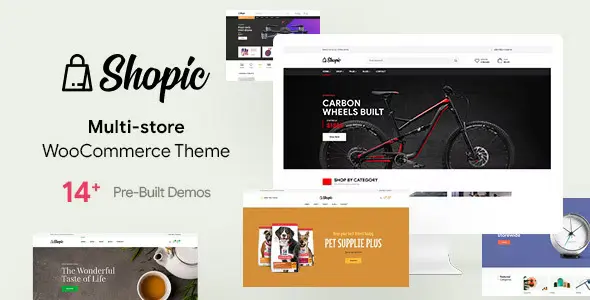 Shopic Theme GPL - Multistore WooCommerce WordPress Theme