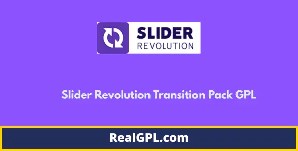 Slider Revolution Transition Pack GPL
