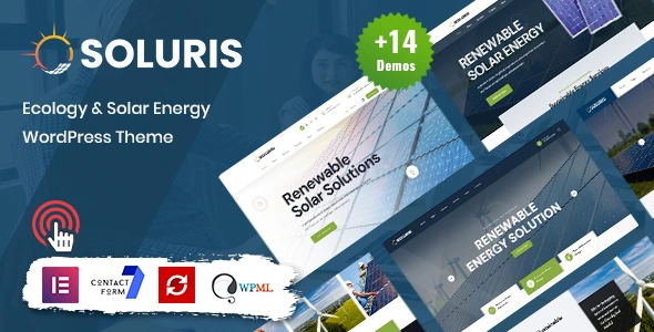 Soluris Theme GPL - Ecology & Solar Energy WordPress Theme