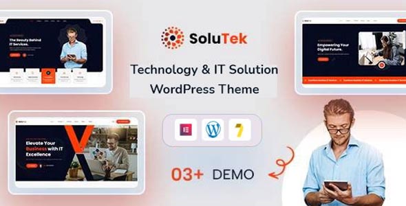 Solutek Theme GPL – Technology & IT Services WordPress Theme