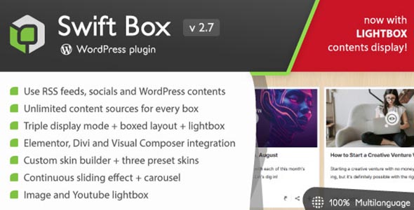 Swift Box GPL - WordPress Contents Slider and Viewer