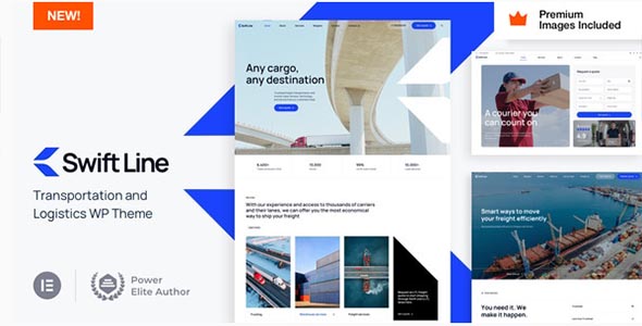SwiftLine Theme GPL – Transportation Logistics WordPress Theme