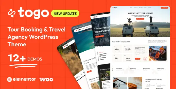 Togo Theme GPL – Travel & Tour Booking WordPress Theme