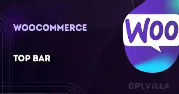 Top Bar for WooCommerce GPL