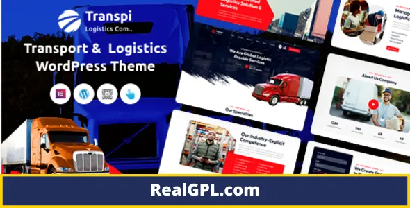 Transpi Theme GPL - Logistics and Transportation WordPress Theme