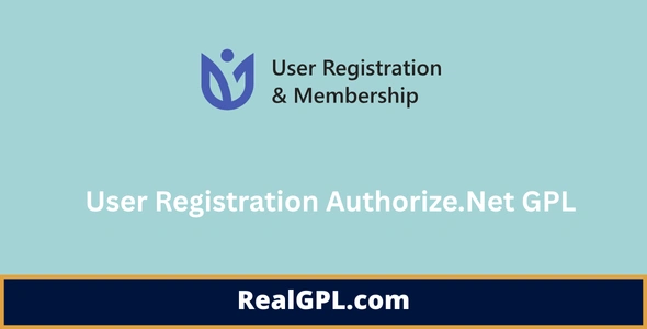 User Registration Authorize.Net GPL