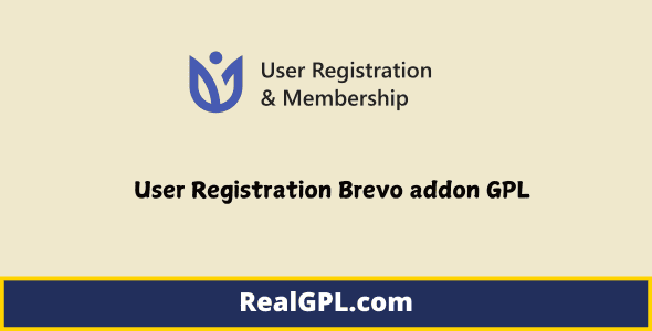User Registration Brevo addon GPL