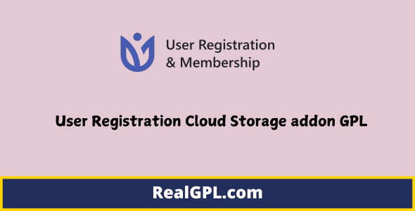 User Registration Cloud Storage addon GPL