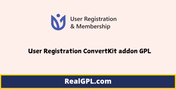 User Registration ConvertKit addon GPL