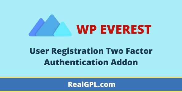 User Registration Two Factor Authentication Addon GPL
