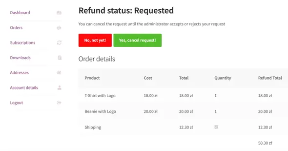 WPDesk Flexible Refund Order for WooCommerce Pro GPL