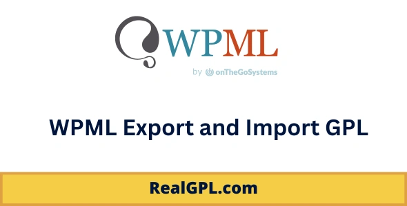 WPML Export and Import GPL
