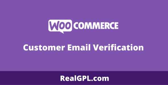 WooCommerce Customer Email Verification GPL Extension