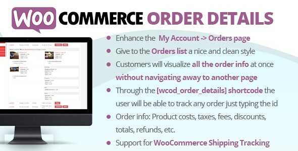 WooCommerce Order Details GPL