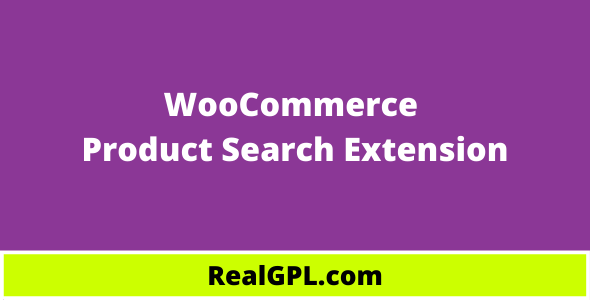 WooCommerce Product Search GPL Latest Version