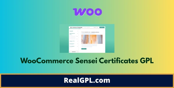 WooCommerce Sensei Certificates GPL