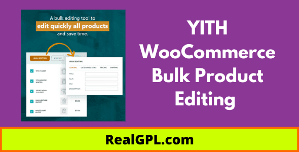 YITH WooCommerce Bulk Product Editing GPL